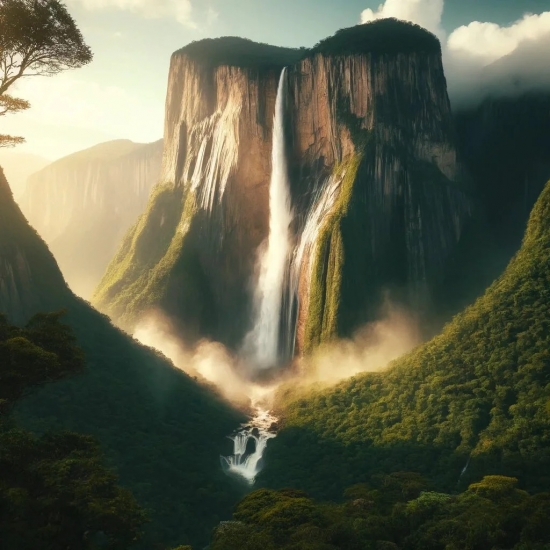 Водопад Анхель в Венесуэле