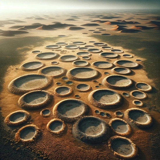 Круги фей в Намибии
